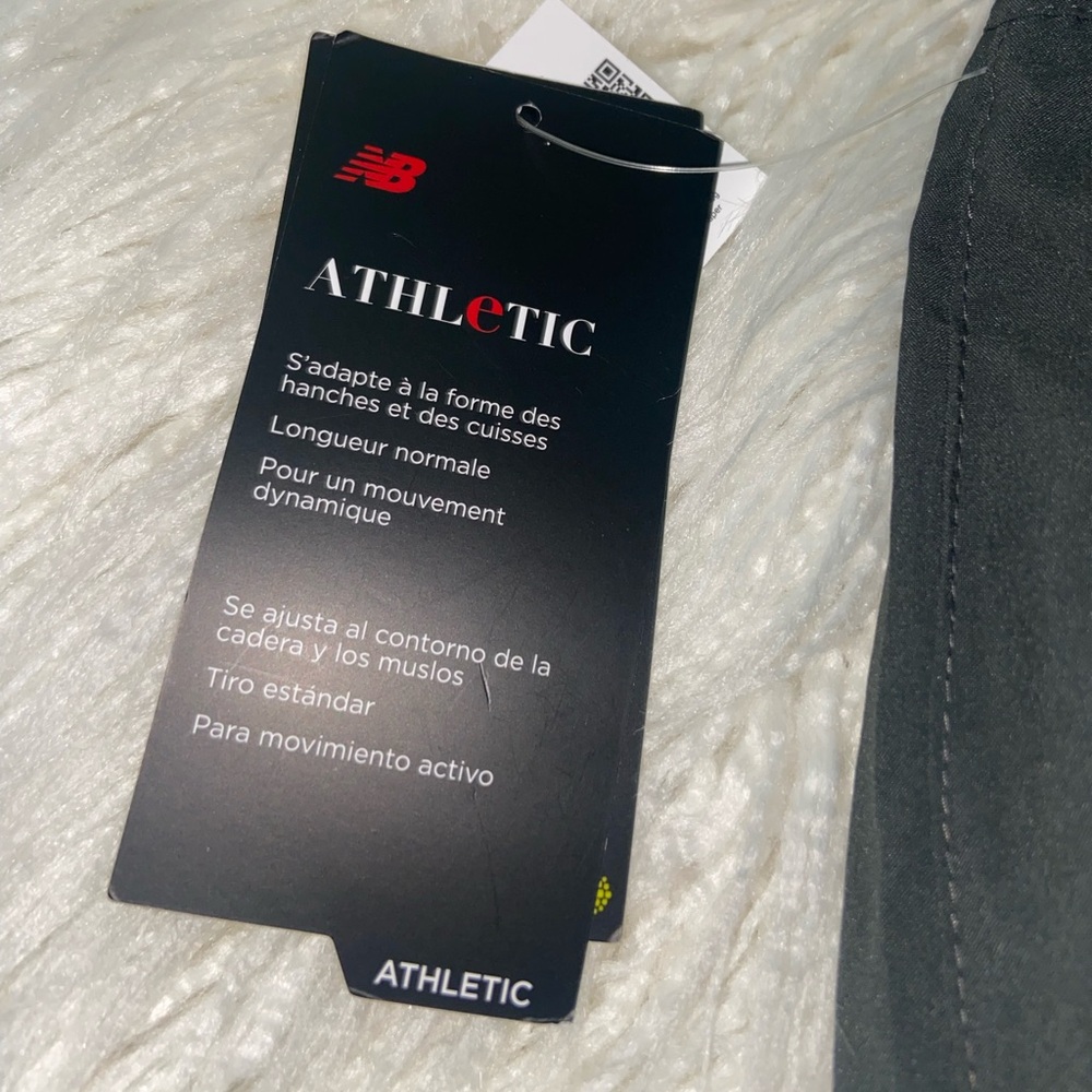 New Balance Dark Gray Men's Athletic Running Shorts - Picture 8 of 9